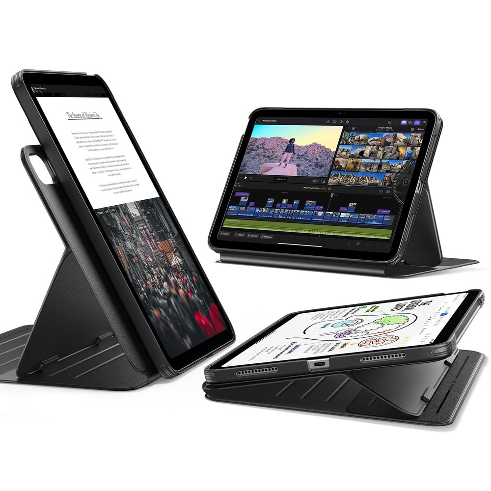 ESR Shift Series Magnetic Case iPad 11 A16 2025 10th Gen 2022 Black Stand